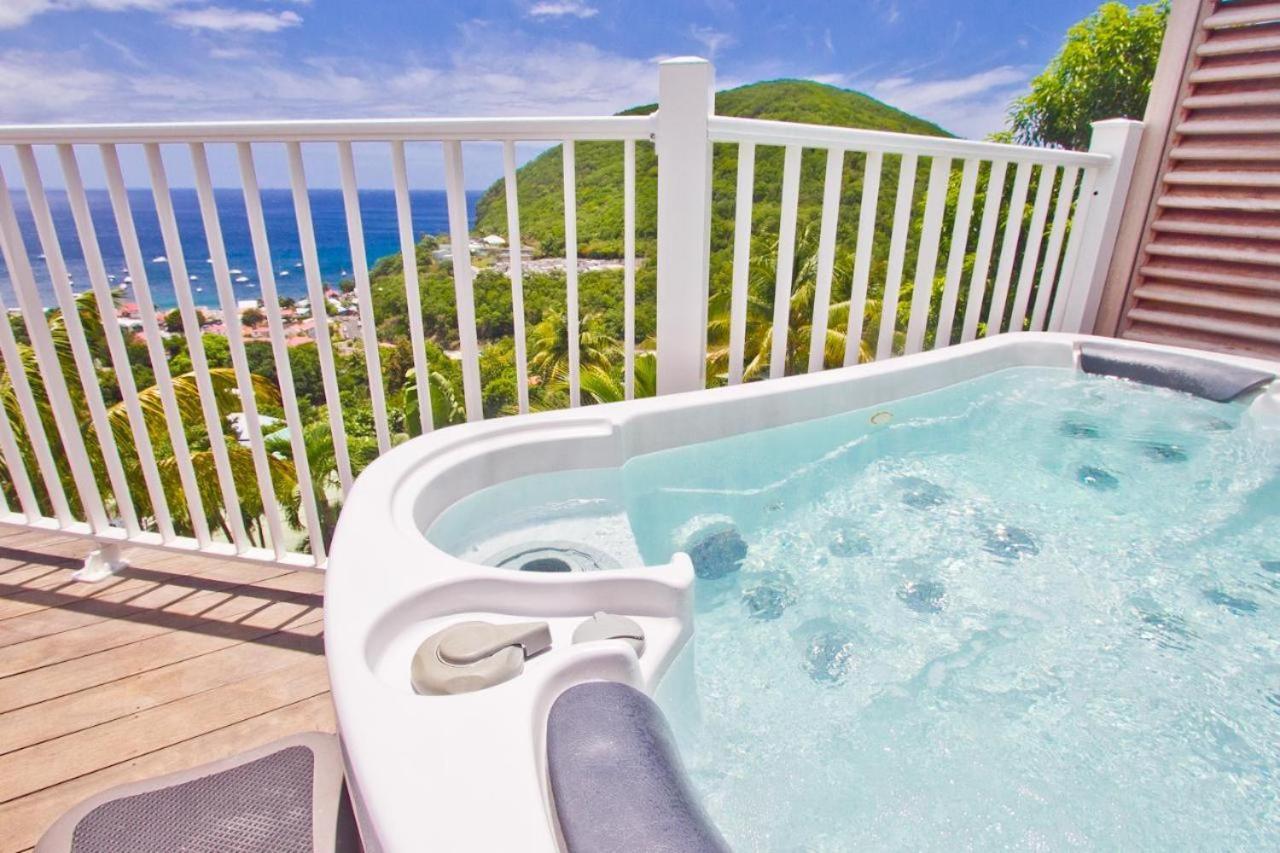 Appartement Duplex Vue Mer Jacuzzi Prive Deshaies Exterior foto